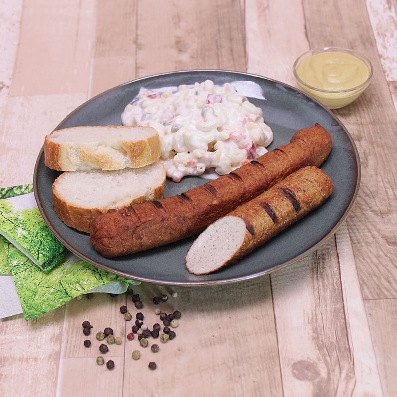 Vegane Bratwurst ohne Zusatzstoffe